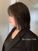 ジアン テラス(GIEN TERRASSE)&nbsp;#フェイスレイヤー#ニュアンスボブ#ぱつっとボブ/岸本 理希