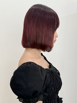 サクラ オモテサンドウ(SAKURA) ボルドーカラー ブリーチカラー 表参道