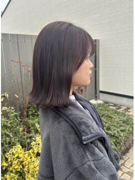 アーチ(ARCH) ピンクブラウン/黒髪卒業ヘア【ARCH Emi】