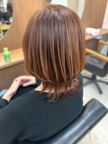 リッチ 菊名店(Rich)&nbsp;白髪ぼかしハイライト 40代50代 ボブルフ ウルフカット ツヤ髪