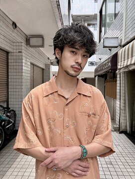 ヒュージ 表参道(huge) スパイキーショート/シャドウパーマ/ニュアンスパーマ/眉毛