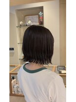シアン 栄店(CYAN.)&nbsp;筋感たっぷり切りっぱなしボブ♪
