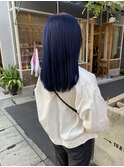 【ネイビーブルー】ダブルカラー
