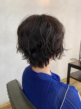 ラグヘアーワークス(LAG HAIR WORKS) ショート＋パーマ