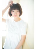 *+CUORE+*…コンパクトなフォルムで狙う"小顔見せ"ボブｂ