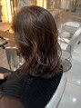 アッシュ 長津田店(Ash) 白髪ぼかしハイライト/大人カジュアル/大人巻き髪/透明感カラー