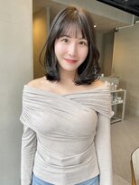 ヘアー アイス ルーチェ(HAIR ICI LUCE)&nbsp;ブリーチなしカラー/グレージュ/レイヤー/ハッシュカット/林