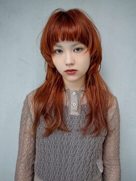 ギークス(GEEKS) 【GEEKS渋谷】ハッシュカット/ウルフ/顔周りレイヤー/ハイトーン