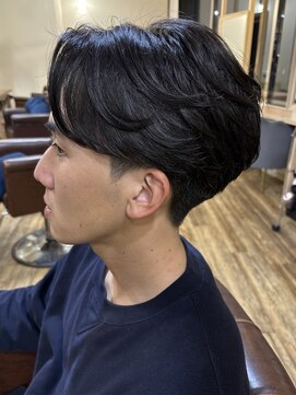 トータルビューティーサロン プリエ(prier) メンズ/センターパート/ニュアンスパーマ／毛流れパーマ