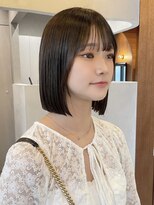 ロンド ボーイ 表参道(Lond BOY)&nbsp;大人ガーリー/韓国顔周り/タッセルボブ/似合わせカット/表参道