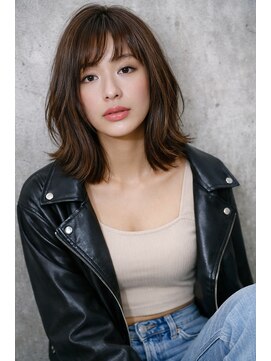 ニナ 梅田(nina) 【nina梅田】リラックス切りっぱなしボブ