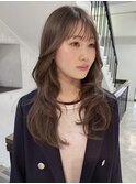 北野ワンホンレイヤー/ミルクティーブロンド/ダークブルー/名駅