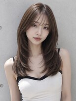 ユーフォリア 渋谷グランデ(Euphoria SHIBUYA GRANDE)&nbsp;韓国ヘア韓国レイヤー顔周りレイヤーミルクティベージュ