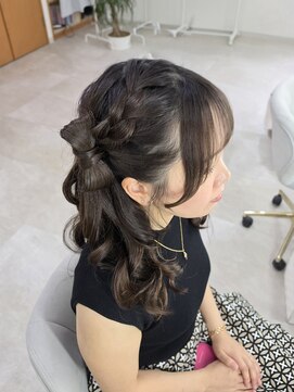 グラムール(Gramour) リボンサイドポニー