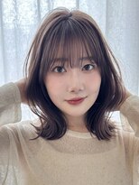 ポーチバイハニー オモテサンドウ(PORCH by HONEY omotesando)&nbsp;ミディアムヘア/くびれヘア/グレージュカラー