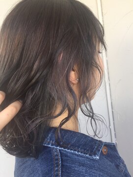 リー 甲子園(Lee) ラベンダーアッシュ×インナーカラー