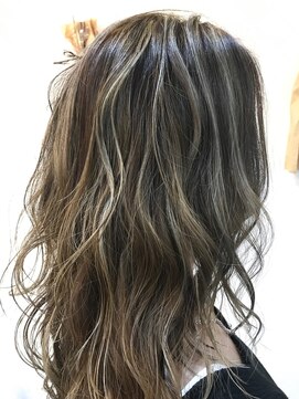 ヘアーエポック(hair epoque) シークレットハイライト#グレージュ#ブレンドstyle