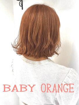 アルターシェリー(aL-ter che'rie) 韓国風ベビーオレンジベージュ