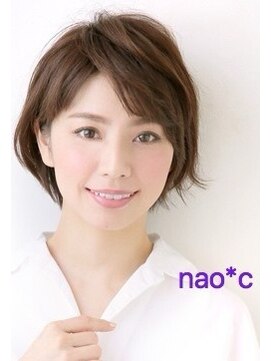 ナオシ トレス 富雄店(nao*c tres) 【奈良/富雄nao*c】☆大人かわいい丸みマッシュショートヘア