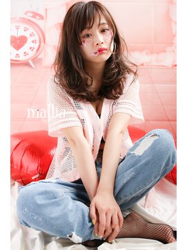マーリャヘアー(mallia hair) くびれ外ハネセミロング☆彡