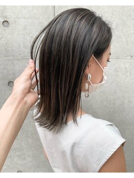 ウノプリール 茶屋町店(unopulir) 【濱口】 セミディ グレーアッシュ