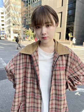 レトン 銀座(leton) 美髪/ホワイトグレージュ/大人かわいい/こなれミディ[銀座]