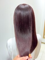 アッシュ 祐天寺店(Ash) 髪質改善カラーで艶髪ピンクベージュ