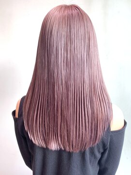 アルバム 渋谷パルコ(ALBUM) ピンクベージュ_グレージュカラーボブウルフ_ba327891