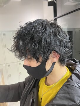 エイト 池袋店(EIGHT ikebukuro) 【メンズパーマ】波打ちパーマ@富澤翼