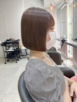 ユーフォリア エヌ 池袋サンシャイン通り店(Euphoria +n)&nbsp;大人可愛い 結べるボブ 10代20代30代 首が綺麗に見えるボブ