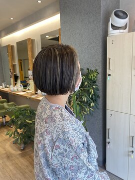 ブロッサム 東中野店 透け感春夏インナーカラー☆ラベンダーベージュくすみカラー