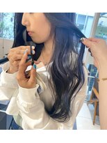 ネオリーブアイム 横浜西口店(Neolive aim)&nbsp;インナーカラー ブルーラベンダー 【横浜】