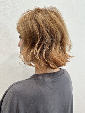 アッシュ 豊田店(Ash) 【担当:渡邊竜馬】オレンジベージュカラー ¥19850