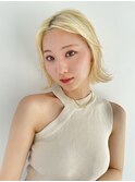 【BUZZbee四ッ井】外ハネボブ×プラチナブロンド