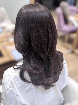 バイオレットジェム(Violet`jem) 10代20代30代40代レイヤーカット秋カラーラベンダーベージュ