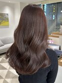 ロングレイヤー 小顔カット 2wayバング 韓国へア 髪質改善