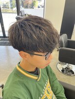 ラッドバイプティパ(rad...by petit-pas)&nbsp;☆メンズ/骨格矯正カット/ハイライトカラー/水戸/マッシュ/眉毛