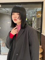 ルル 表参道(lulu.)&nbsp;ウルフカット レイヤーカットワイドバング ウルフ姫カット【Riku