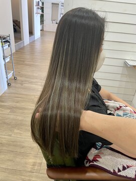 グリーンルームセカンド 結城店(GREEN ROOM. 2nd) ハイライト履歴の美髪縮毛矯正&髪質改善トリートメント