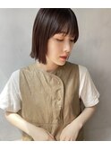 切りっぱなしボブ