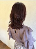 20×30×40代×くびれヘア×ピンクブラウン×レイヤー×外ハネ