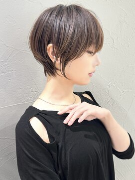 アンド ストーリーズ(&STORIES) ショートボブ髪型20代30代前髪あり前髪なし面長丸顔【荒牧】AY21