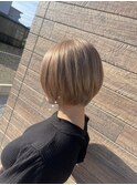 丸みショートボブ