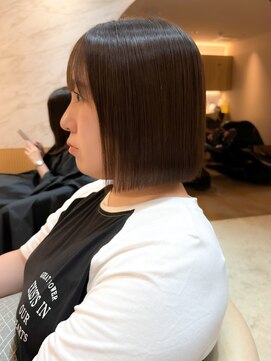 ロンド エスポワール 錦糸町(Lond espoir) 【澤口】カールセミディシアカラーボブ姫カット