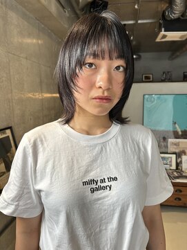 ソイリウム 下北沢(soi rium) 顔まわりレイヤー_ウルフスタイル_レイヤースタイル