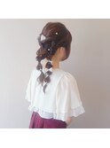 ツインが可愛い編みおろし