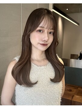 ロンド ロワール 門前仲町(Lond Loire) 韓国レイヤーカット/くびれ巻き/前髪顔周り/セミディ[門前仲町]