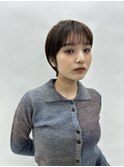 前髪なしショート/20代30代40代/岡野亘希