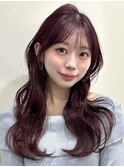 韓国風/レイヤー/小顔/前髪カット/髪質改善/グレージュ/透明感