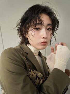 シティ(sity.) ボブ　パーマ　顔まわりカット　天神大名　ドライパーマ